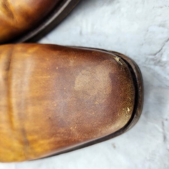 Magnanni Marco Cuero Dress Shoes Men\'s Size 8.5 M Single Monk Strap Cuero main image 5